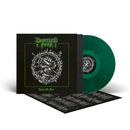 Deserted Fear: Veins of Fire - Green Marble - VINYL LP