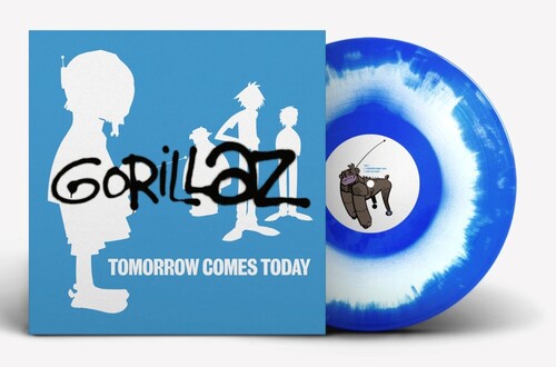Gorillaz: Tomorrow Comes Today EP (white and blue colour-in-colour) - VINYL LP