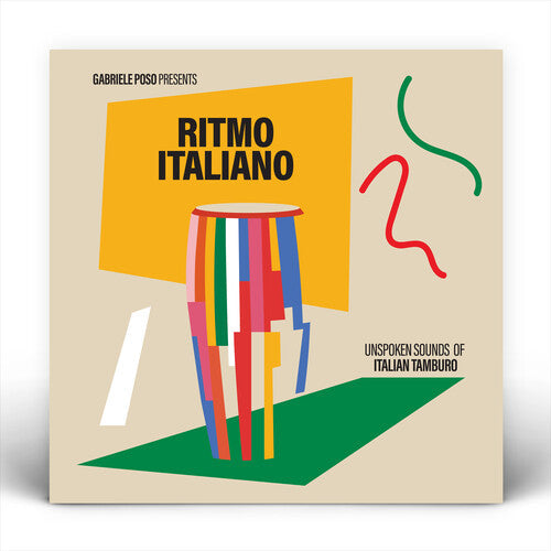 Gabriele Poso: Ritmo Italiano 'Unspoken Sounds of Italian Tamburo' - VINYL LP