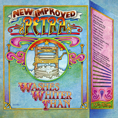 Petra: Washes Whiter Than - Blue Splatter - VINYL LP