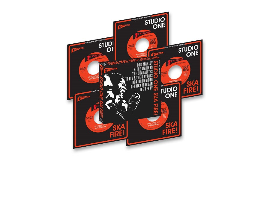 Soul Jazz Records Presents Studio One Ska Fire! Collectors 7" Vinyl Box Set RSD 2021 - VINYL BOX SETS