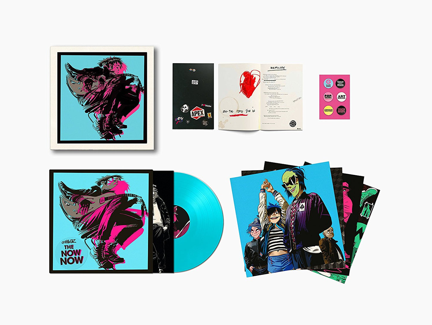 GORILLAZ The Now Now Deluxe Box Set Vinyl LP Box Set 2018 - VINYL BOX SETS