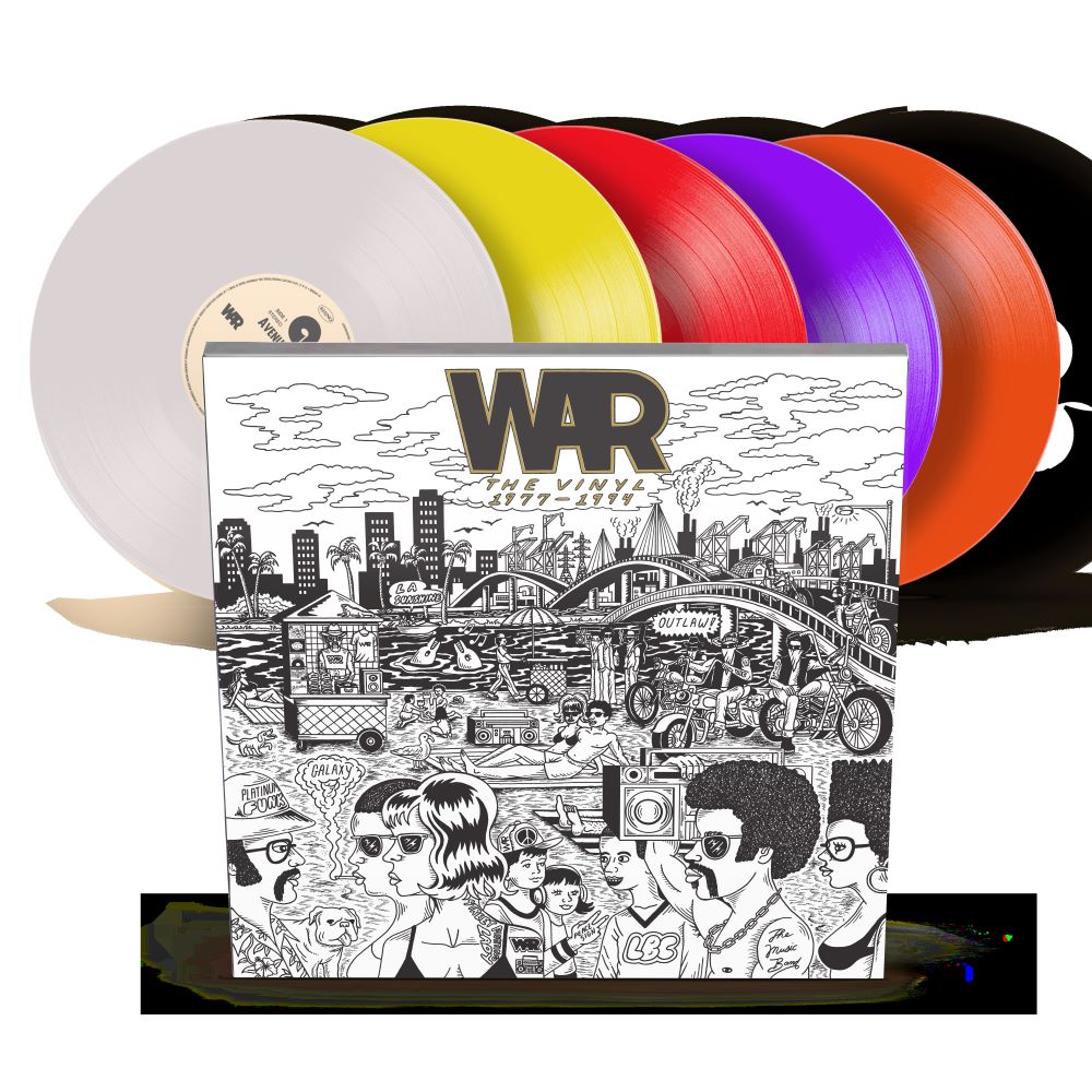 WAR The Vinyl 1977-1994 Vinyl Box Set Multi-Coloured Black Friday 2024 - VINYL BOX SETS