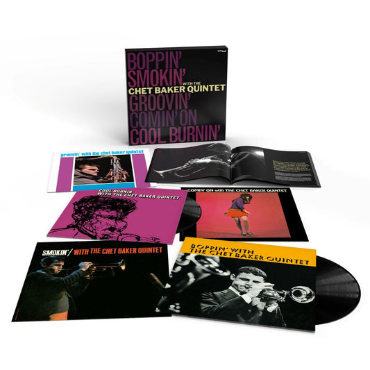 Chet Baker Five From '65: The Quintet Summer Sessions Vinyl LP Box Set Due Out 12/09/25 - VINYL BOX SETS
