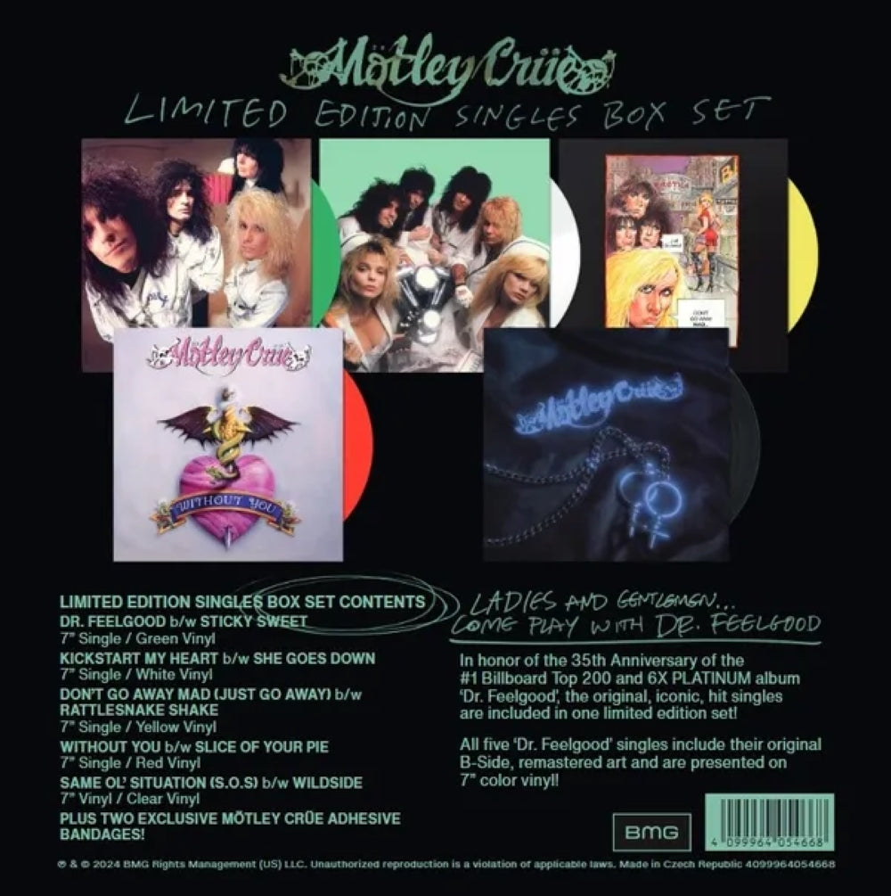 Motley Crue Dr. Feelgood 7" Vinyl Single Box Set Black Friday 2024 - VINYL BOX SETS