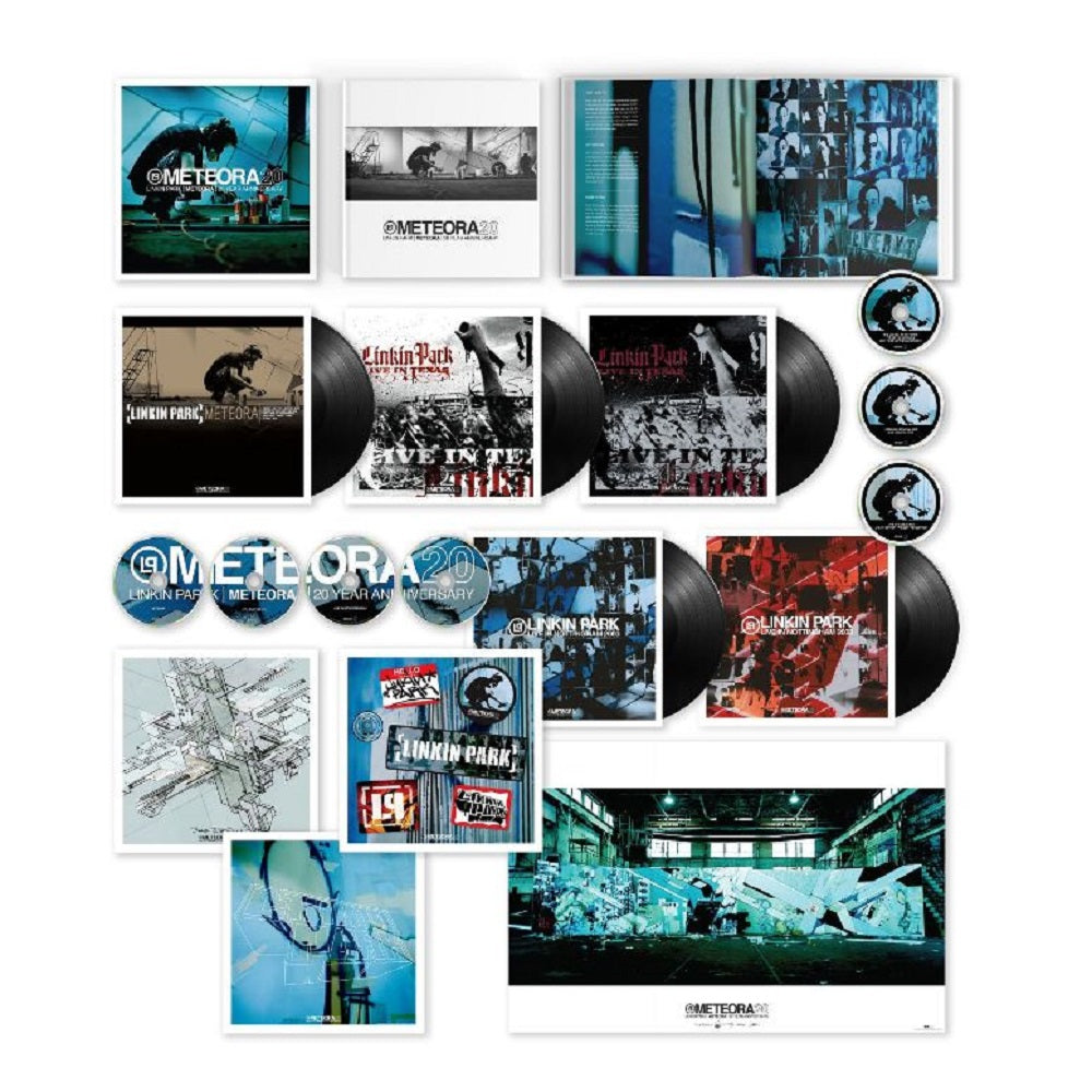 Linkin Park Meteora 20th Anniversary Super Deluxe & 20th Anniversary Vinyl & CD Box Set 2023 - VINYL BOX SETS