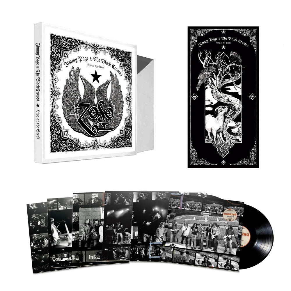 Jimmy Page & The Black Crowes Live at the Greek Vinyl LP Box set 2025 - VINYL BOX SETS