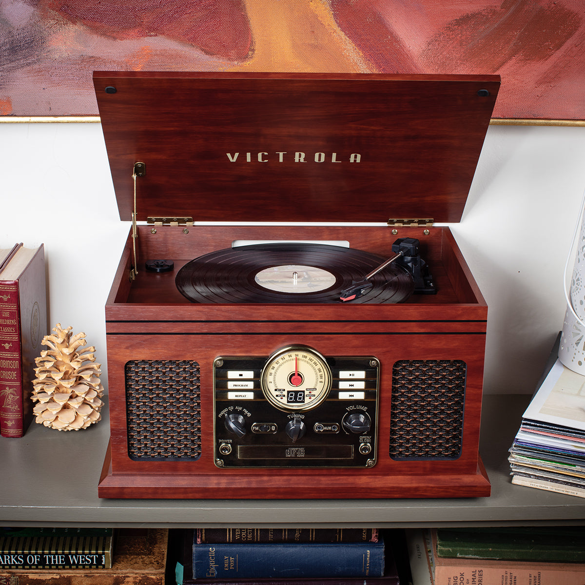 Quincy 6-in-1 Nostalgic Record Player