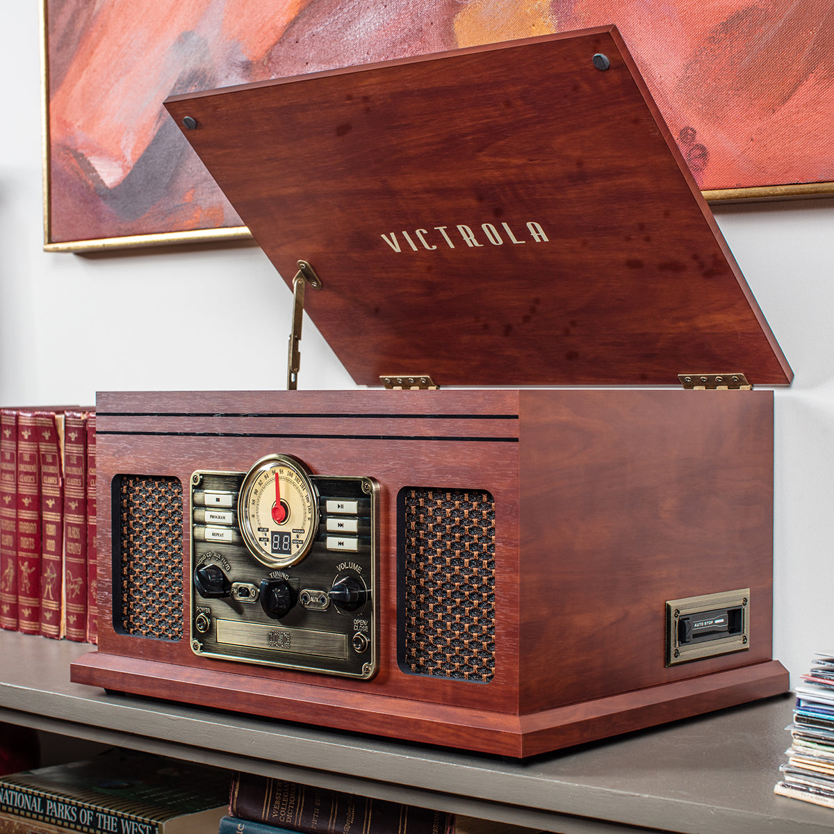 Quincy 6-in-1 Nostalgic Record Player