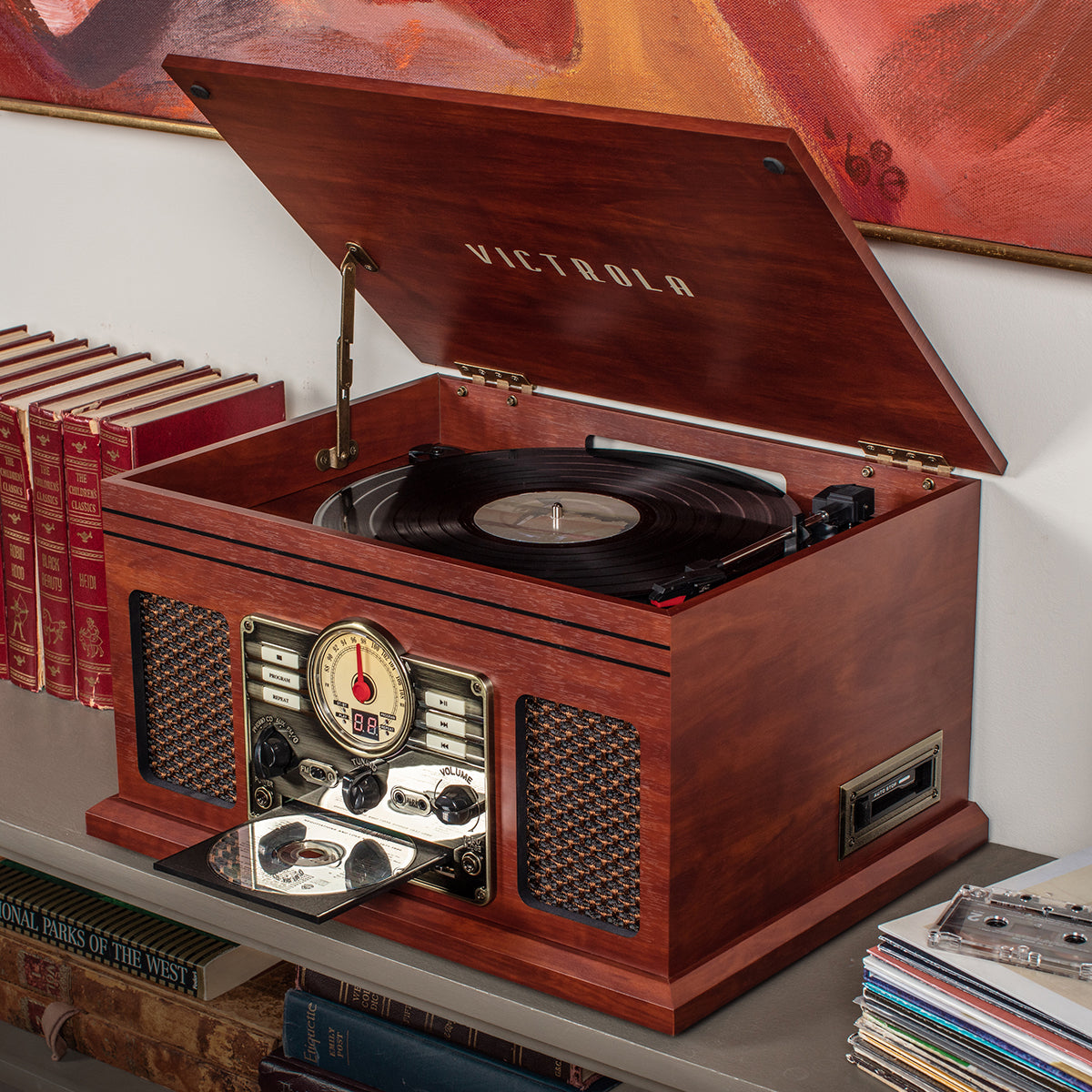 Quincy 6-in-1 Nostalgic Record Player
