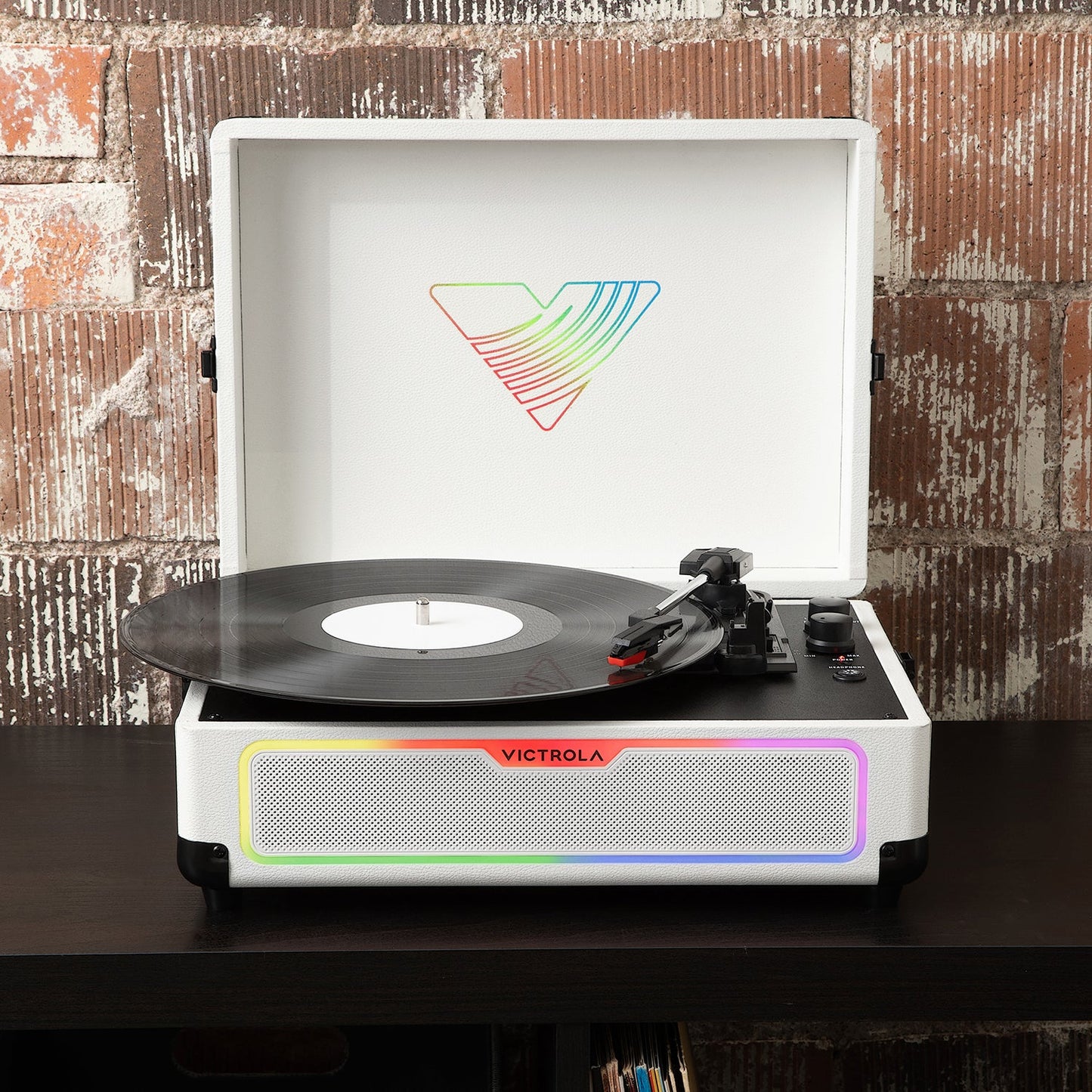 Journey Glow Illuminated Suitcase Record Player