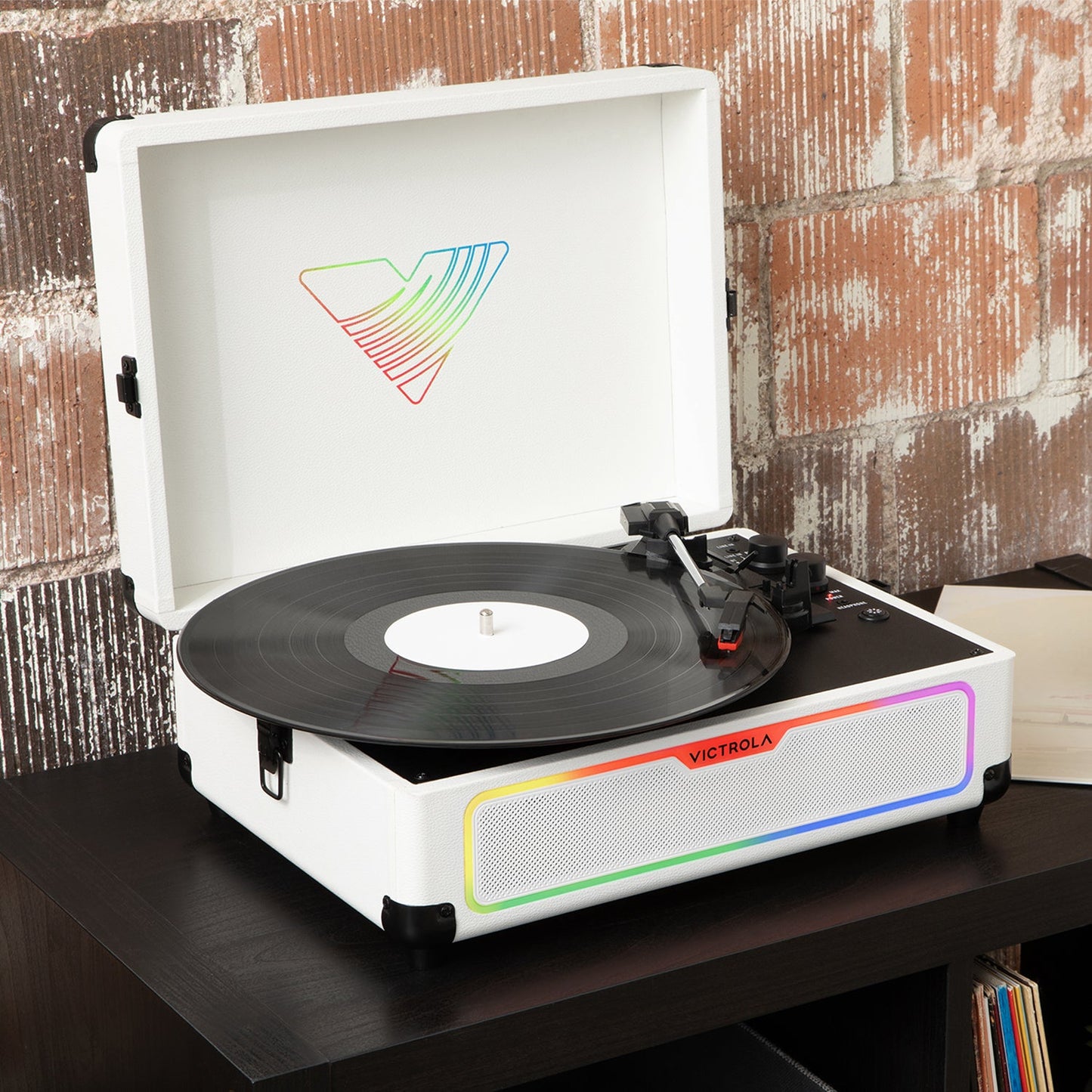 Journey Glow Illuminated Suitcase Record Player