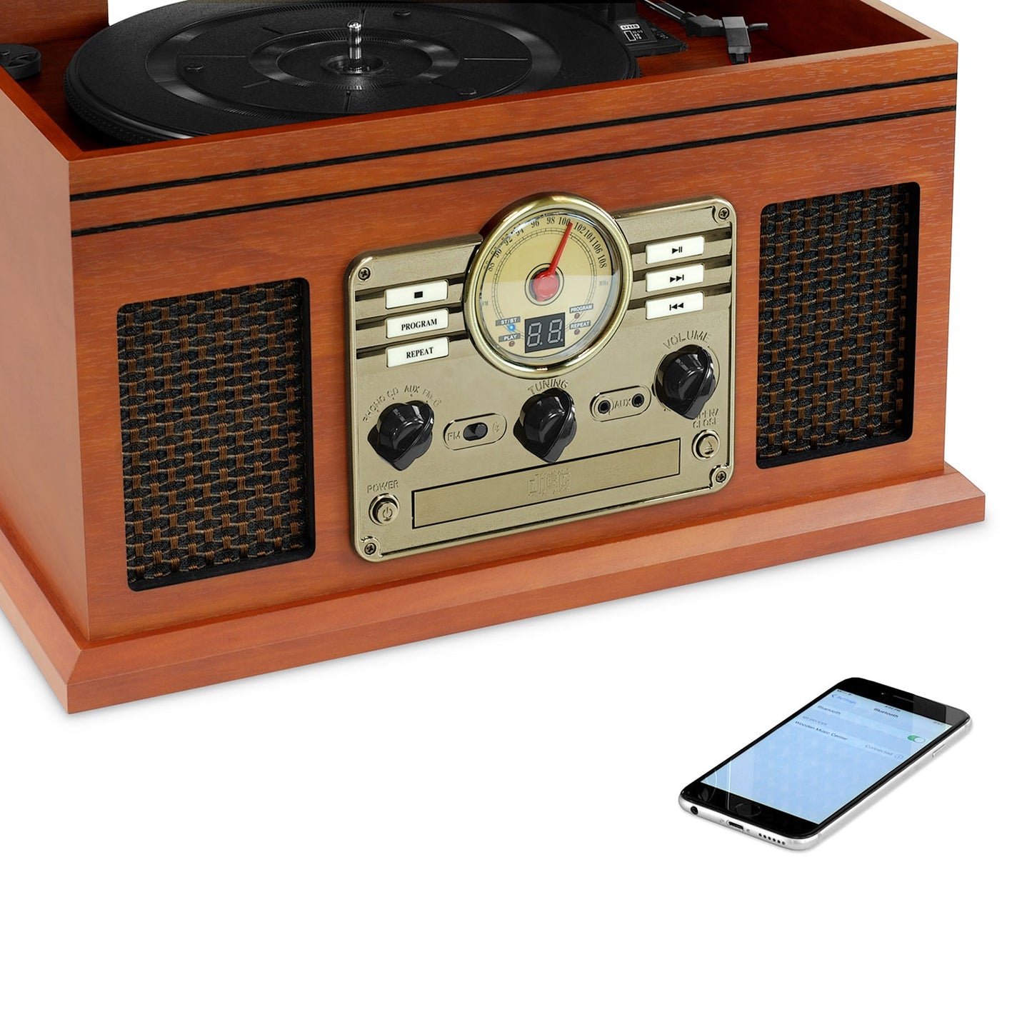 Quincy 6-in-1 Nostalgic Record Player