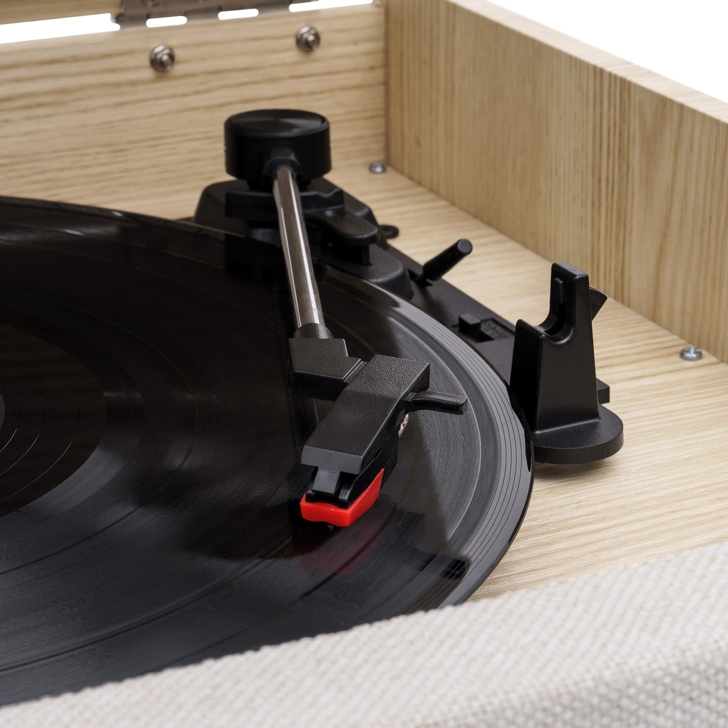 Century 6-in-1 Wood Record Player